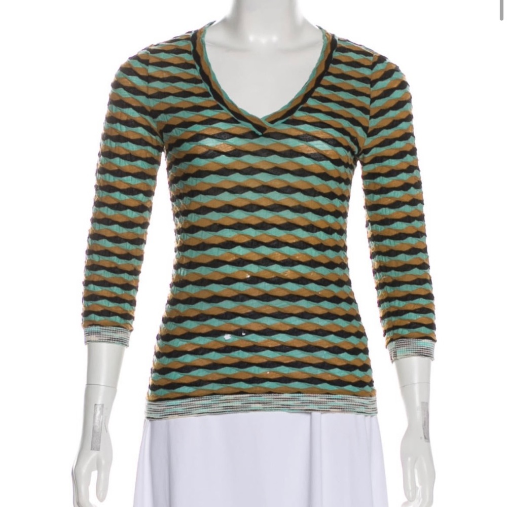 M Missoni V Neck Top